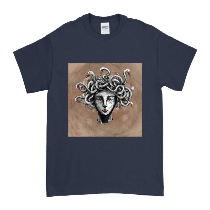 Goose-Crowned Medusa Tee