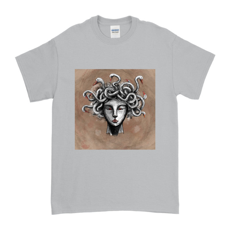 Goose-Crowned Medusa Tee