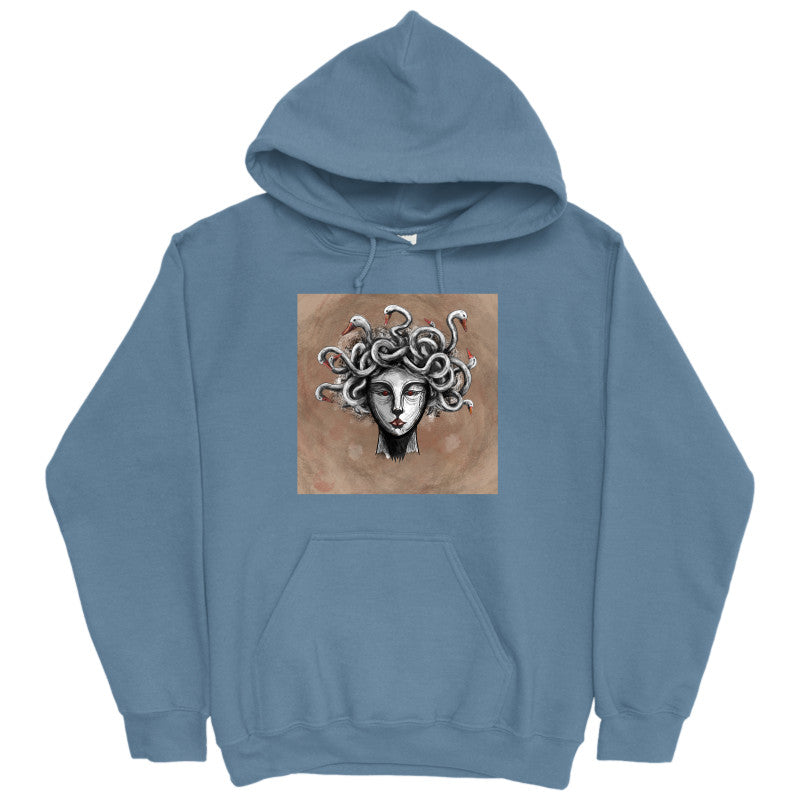 Goose-Crowned Medusa Hoodie