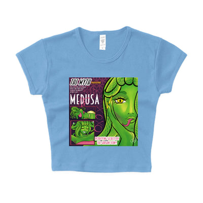 Medusa Magazine Crop Top
