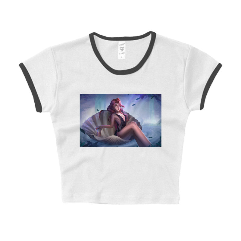 Aphrodite “The Birth of Venus” Crop Top