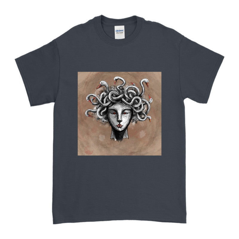 Goose-Crowned Medusa Tee