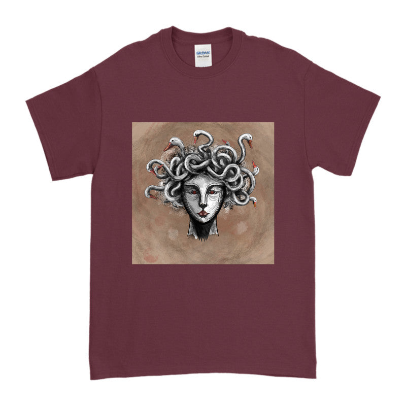 Goose-Crowned Medusa Tee