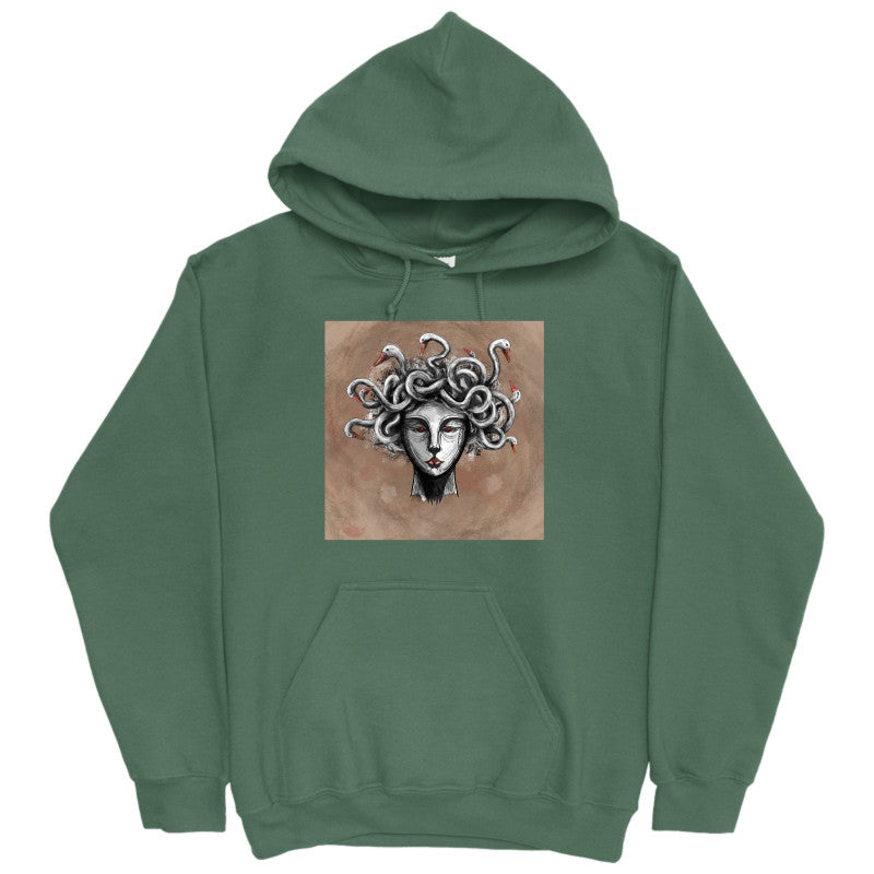 Goose-Crowned Medusa Hoodie