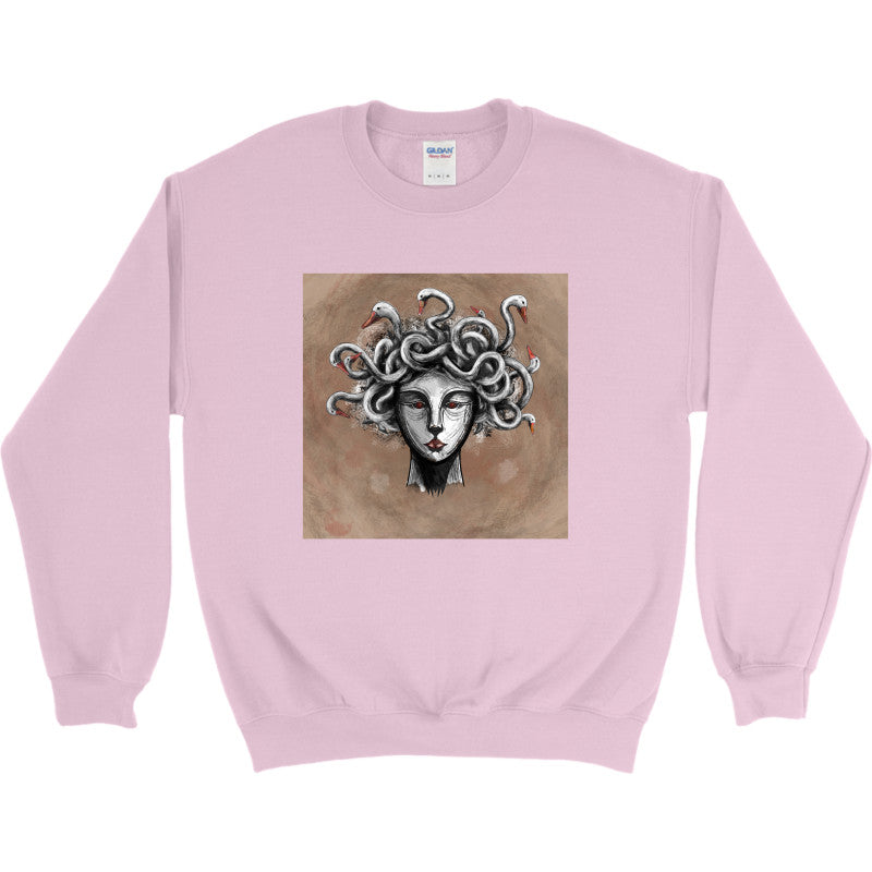 Goose-Crowned Medusa Crewneck