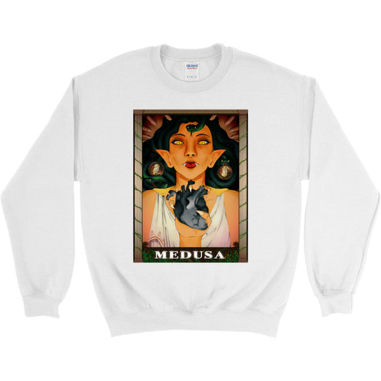 Medusa’s Black Heart Crewneck