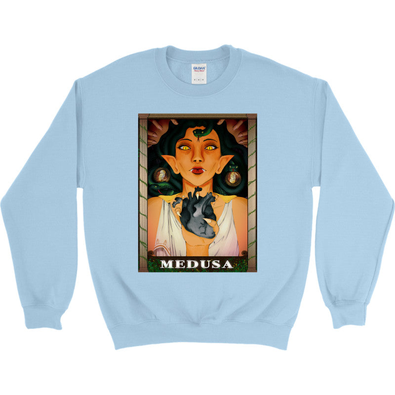 Medusa’s Black Heart Crewneck